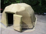 cold resistant inflatable air tight tent work in cold weather
