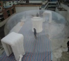 Transparent outdoor inflatable bubble ten