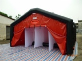 Size: 7mLx5.6mWx3.2mH
Weight: About 160kgs
Material: 1000D PVC tarps
Color: As pictures shown
