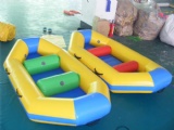 Green boat for one fish boat play inflatable boat