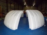 Inflatable Exhibition Clamshell building