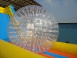 Interesting crazy zorb ramp for outdoor fun