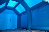 Portable inflatable garage
