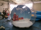 inflatable Christmas snow globe