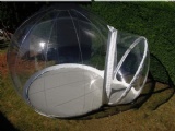 Dome size:4m diameter
Weight:about 50kgs
Material:clear PVC&PVC tarpaulin
