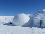ice igloo making Dome