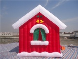 inflatable christmas house for holidays decoation