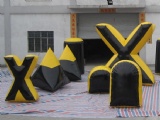 5 man inflatable paintball inflatable bunker field