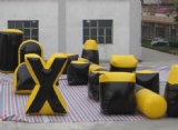 5 man inflatable paintball inflatable bunker field