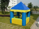 Inflatable trade show kiosk for sales