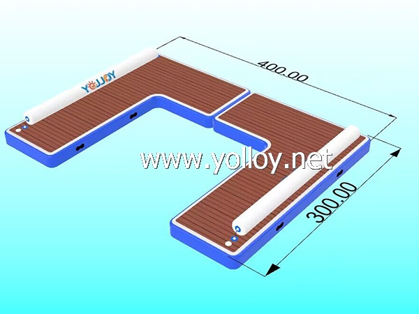 Inflatable Floating Couch Dock Platform