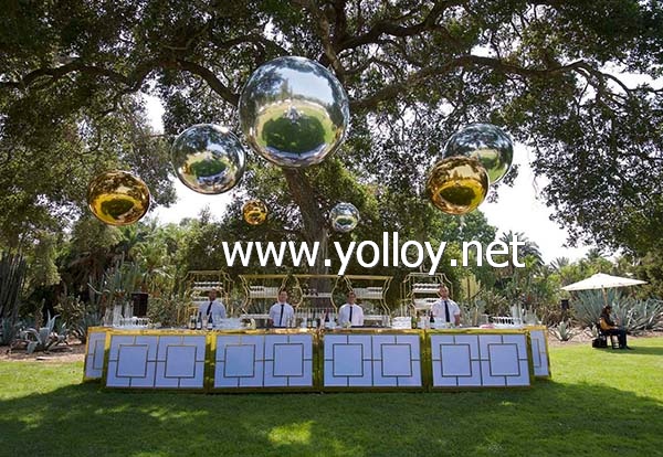 Big Shiny Inflatable Mirror Balls Decoration