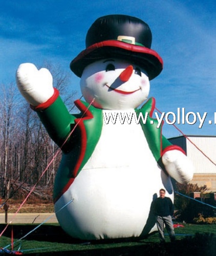 Yolloy Huge snowman inflatable display for sale