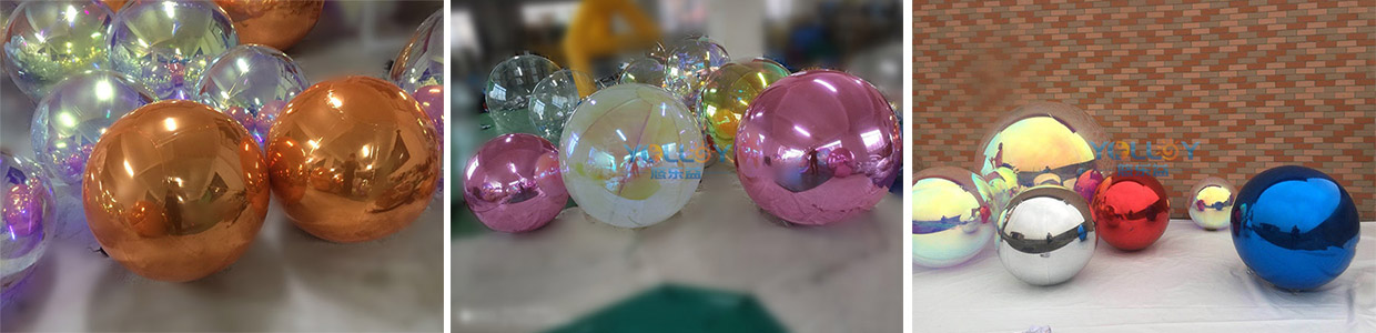 More Color of inflatable mirror ball decorationv