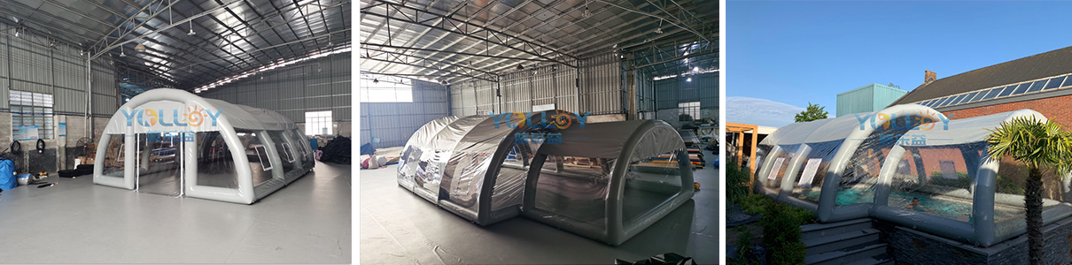 Inflatable Pool Cover Tents