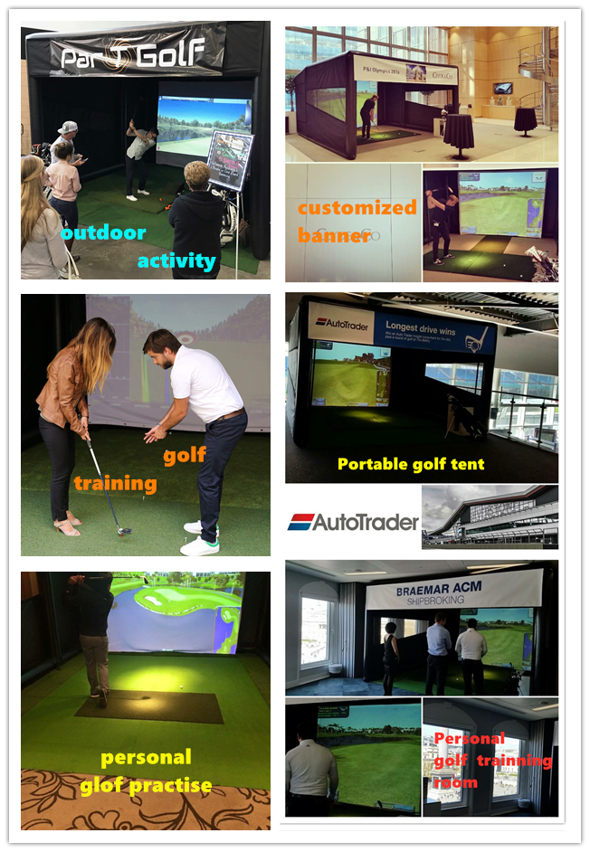 Inflatable Golf Simulator Tent