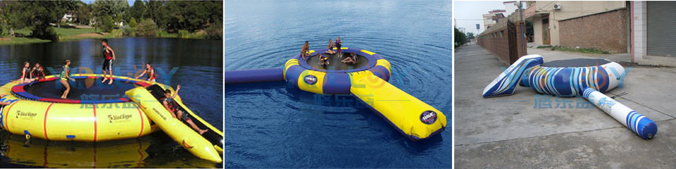 water trampoline combinations