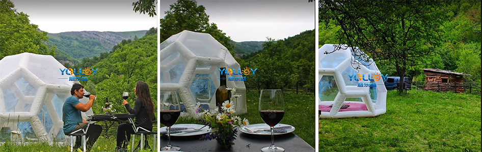 Inflatable Garden Clear Bubble Camping Tent