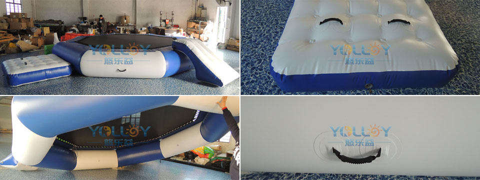 inflatable trampoling bed